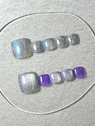 ネイル ミラクルミラー 町野のネイルデザイン