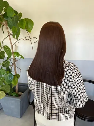 ロング 神谷 夏帆のヘアスタイル