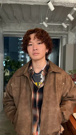 パーマ tenn 栄店所属・mao/栄/tenn /暖色/ハイトーンのヘアスタイル