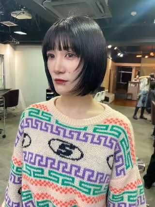 ショート 地毛風艶カラー🌿 喜多夏海のヘアスタイル