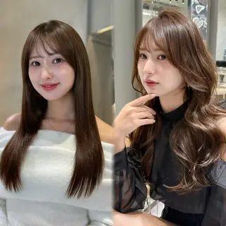 ロング 髪質改善/顔周り/ レイヤー/銀座/サラのヘアスタイル