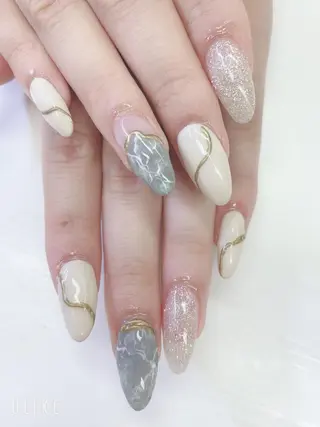 ミディアム JNA認定講師🌸 RIEのネイルデザイン