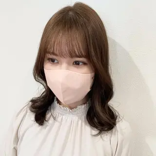 ミディアム カラー ‎manami 💞🩰のヘアスタイル