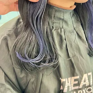 セミロング カラー 韓国スタイル🇰🇷 トレンドレイヤー🪡のヘアスタイル