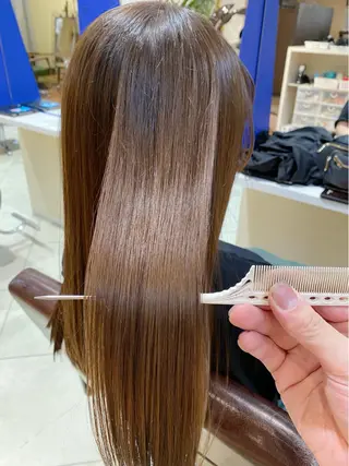 ロング カラー 石井 佑樹のヘアスタイル