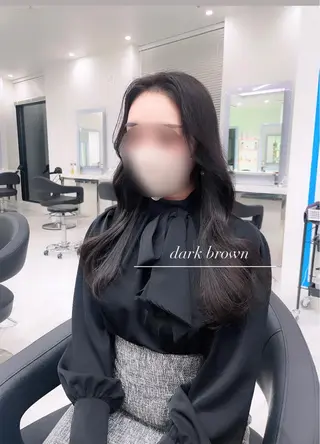 セミロング カラー ヘアアレンジ Ella所属・nana【艶髪】/ レイヤー/縮毛矯正のヘアスタイル