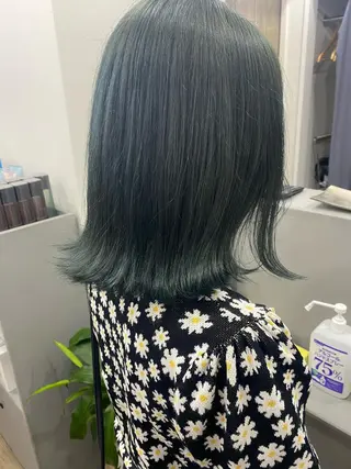 ミディアム Zina西新 井上貴幸のヘアスタイル