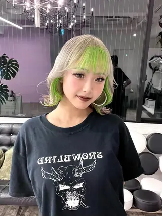 ミディアム カラー three所属・TOTA 唯一無二カラーのヘアスタイル