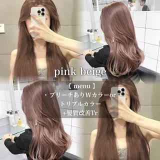 カラー 🩶透明感ブリーチ カラー🩶 maoのヘアスタイル