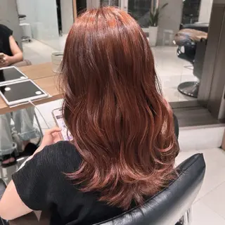 カラー ︎︎🌟韓国艶カラー ︎🌟璃奈 (ﾘﾅ)のヘアスタイル