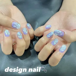 ネイル 暖色カラー/レイヤー カット/Yunaのヘアスタイル