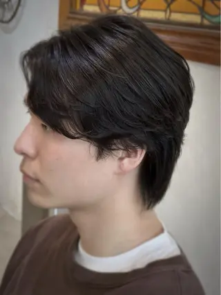 パーマ メンズ スパイキー/ ピンパーマ/緑川雄也のヘアスタイル