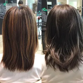 ショート ミディアム セミロング ロング カラー Re:ta KANZOのヘアスタイル