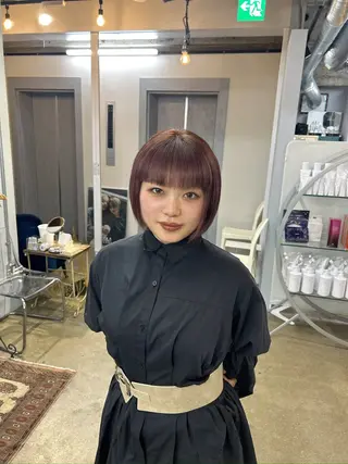 ショート サワムラ ソナタのヘアスタイル