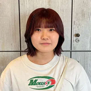 ショート カラー カラー/韓国レイヤー /ブリーチ/hinaのヘアスタイル