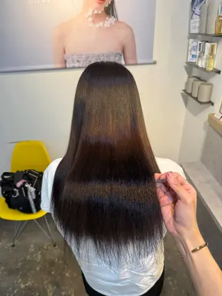 ロング 縮毛矯正/レイヤー カット⭐️SHOTAのヘアスタイル