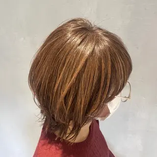 ミディアム カラー DX SHARE SALON所属・matka白髪ぼかし 大人ヘア/KEIKOのヘアスタイル