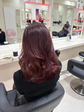 ミディアム カラー 💟RINNA 艶カラー💟のヘアスタイル