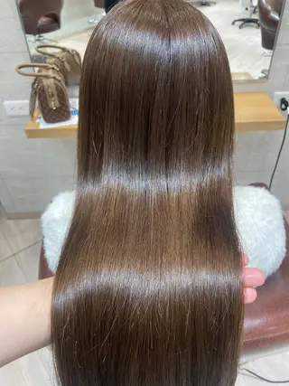 ロング 小川 美優のヘアスタイル