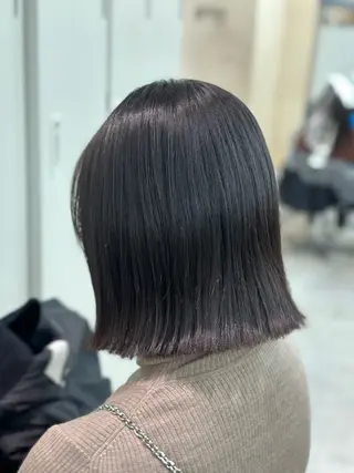 ミディアム カラー 🤍透明感カラー🤍 Moeのヘアスタイル