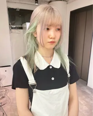 カラー 渋谷/ハイトーン/ 💫airi🪽のヘアスタイル