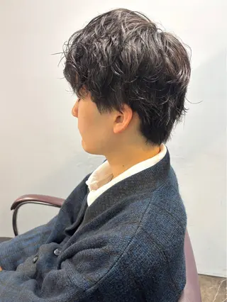 ショート パーマ メンズ warme .のヘアスタイル