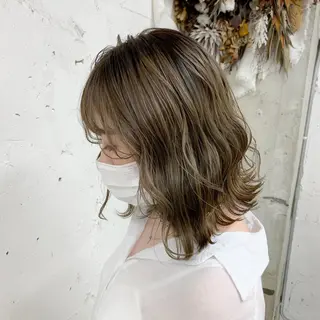 カラー Noele hair atelier(ノエルヘアアトリエ)所属・北上ゆい/個性派/ ナチュラルアレンジのヘアスタイル