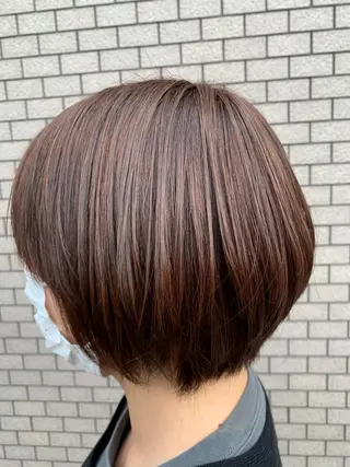 ショート カラー 透明感カラー/ ダブルカラー /ソラのヘアスタイル