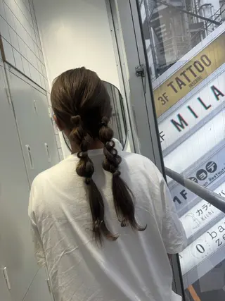 ヘアアレンジ 新宿 似合わせカラー HINAのヘアスタイル