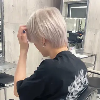 メンズ ハイトーン×エクステ 💞くるみのヘアスタイル