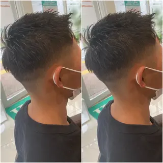 ショート メンズ 全席個室　暖色カラー Zina松園優香🌸のヘアスタイル