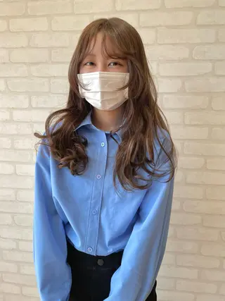 ロング 永井 瑞穂のヘアスタイル
