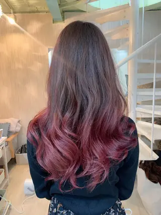 セミロング カラー パーマ ヘアアレンジ nico  原宿所属・nico【代表】 市川　拓也のヘアスタイル