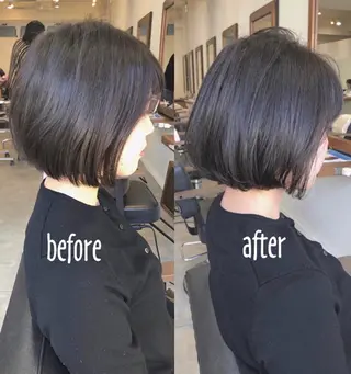 ショート カラー 💫期間限定価格💫 似合わせカット🧚のヘアスタイル