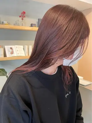 セミロング カラー SALOWIN下北沢所属・hazuki 🌝のヘアスタイル