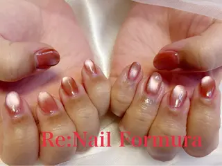 ミディアム Re:Nail Formula所属・kido chieのネイルデザイン