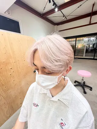 カラー メンズ 小田 勇斗のヘアスタイル