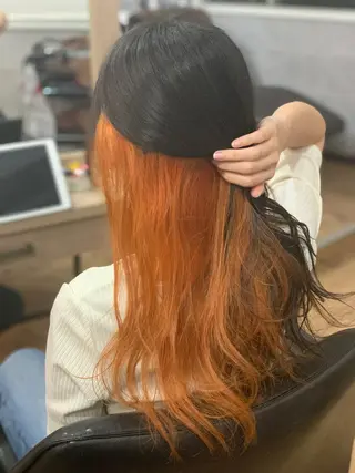 ロング SALOWIN心斎橋Suite店所属・ブリーチ毛にもできる 縮毛矯正|鷹司郎のヘアスタイル