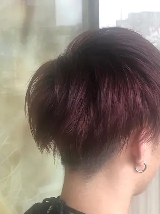 ショート カラー 赤澤 海斗のヘアスタイル