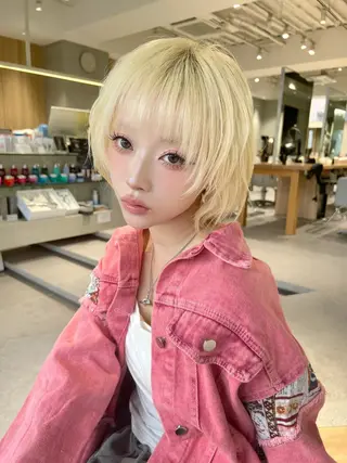 ショート カラー ⟡ボブ⟡レイヤー⟡ MINX岩下愛翔のヘアスタイル