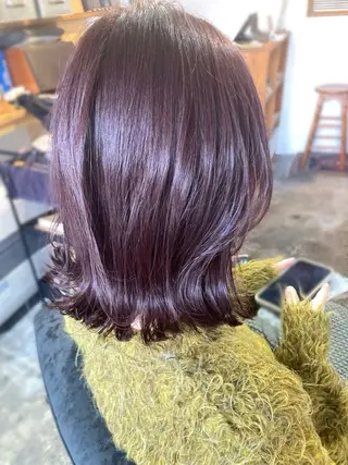 ミディアム roka ノゾミのヘアスタイル