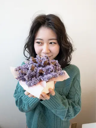 ミディアム hairstudio KR所属・Sakaguchi Ryoのヘアスタイル