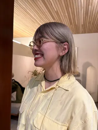 ショート カラー ボブ/レイヤーカット ✂︎ AYUMIのヘアスタイル