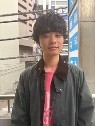 ミディアム パーマ メンズ パーマ特化/藤沢 /湘南/HYOのヘアスタイル