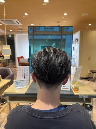 ショート メンズ メンズ特化/ センターパート/八谷のヘアスタイル