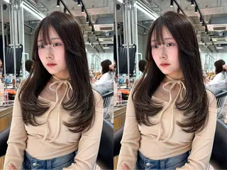 ミディアム カラー 【美髪矯正】 吉村　清志のヘアスタイル