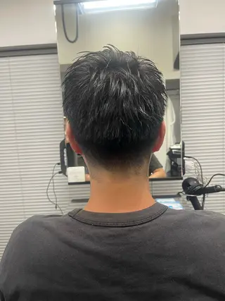 ショート メンズ パーマ/縮毛矯正 揚村武斗のヘアスタイル