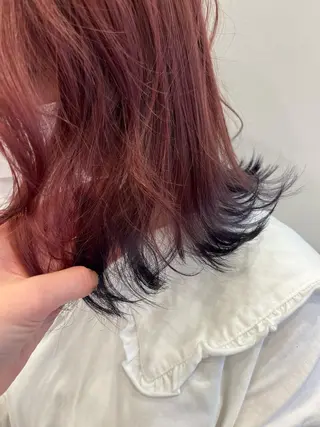 セミロング カラー ヘアアレンジ メンズ haruka 🩶のヘアスタイル