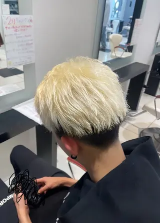 ショート カラー メンズ 💞暖色カラー 💞risaのヘアスタイル