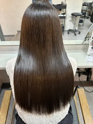 ロング カラー 京都駅/透明感カラー /髪質改善/岩崎拓郎のヘアスタイル